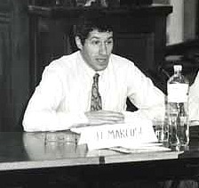 Harold Marcuse presenting at a 1992 conference in Brussels