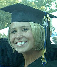 Aubrey Boag at UCSB graduation, 6/07