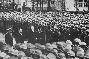 swearing in of the first Bundeswehr recruits, 1955