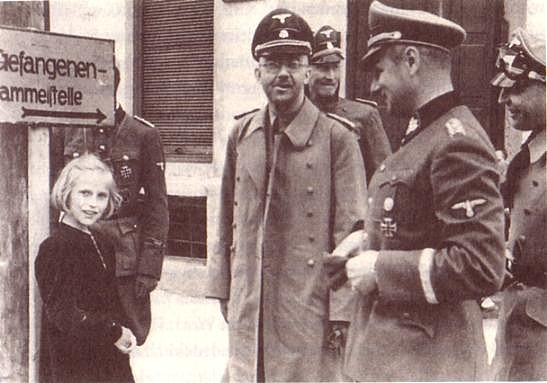 Gudrun and Heinrich Himmler in Dachau