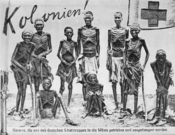 Starving Herero Family, 1905