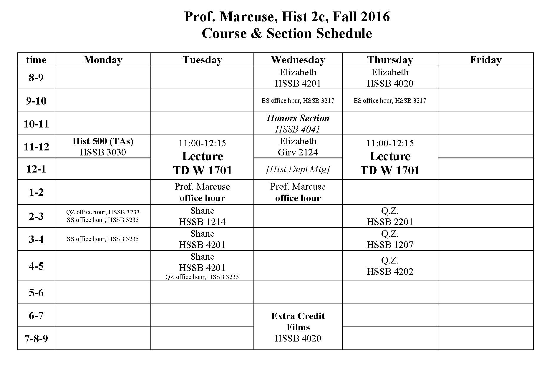 Schedule of classes rutgers
