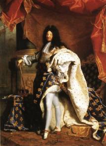 Louis XIV in 1701: absolutist ruler