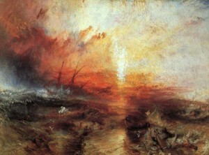 JMW Turner's 1840 painting "Slave Ship"