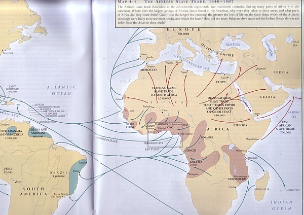 Slave trading routes, 