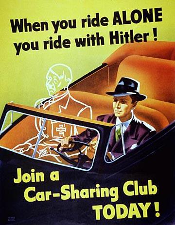 When you ride alone poster, 1943