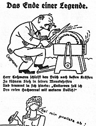 Vorwaerts, Nov. 1925 cartoon