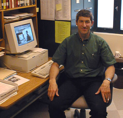 Marcuse at his desk in June 1999