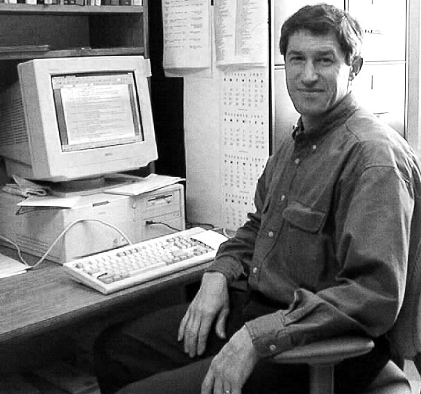 Marcuse at his desk in January 1998