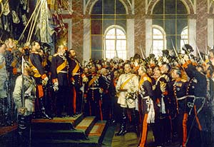 Coronation of Wilhelm I at Versailles, by Anton von Werner