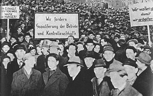 Ruhr miners demand socialization of factories in 1947