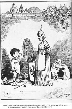 1849: Gagern crying cartoon
