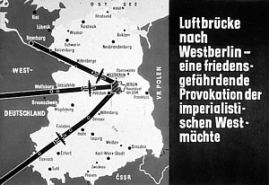 Berlin Airlift: 1960s DDR poster