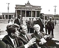 JFK, Brandt, Adenauer in Berlin, June 1963