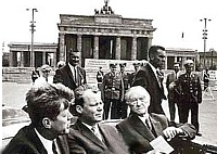 JFK, Brandt, Adenauer in Berlin, June 1963