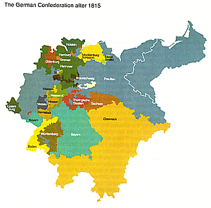 map German states ca. 1815