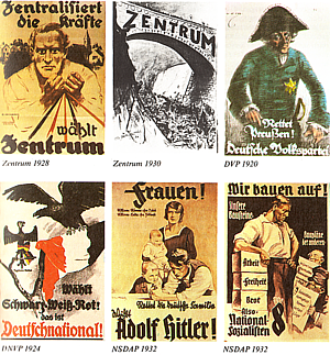 1924-32 Right-wing German party posters