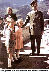 Hitler with Bormann children