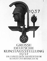 Poster of the 1937 Grosse Deutsche Kunstausstellung