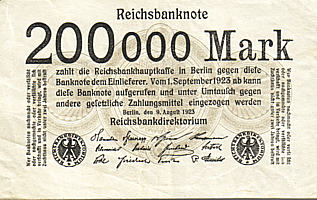 1924 Reichsmark banknote