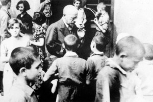 Scene from film Korczak