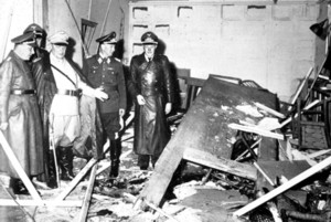 Hitler's Wolfsschanze bunker after July 20, 1944 assassination attempt