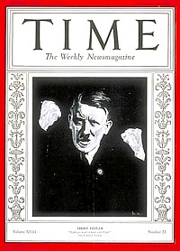 1931 Time cover of Hitler