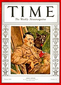 1933 Time cover of Hitler