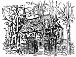 sketch of Dahlem church