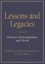 Lessons and Legacies, volume 3